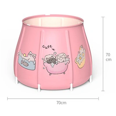 Can I add a bath pillow to a folding bathtub?